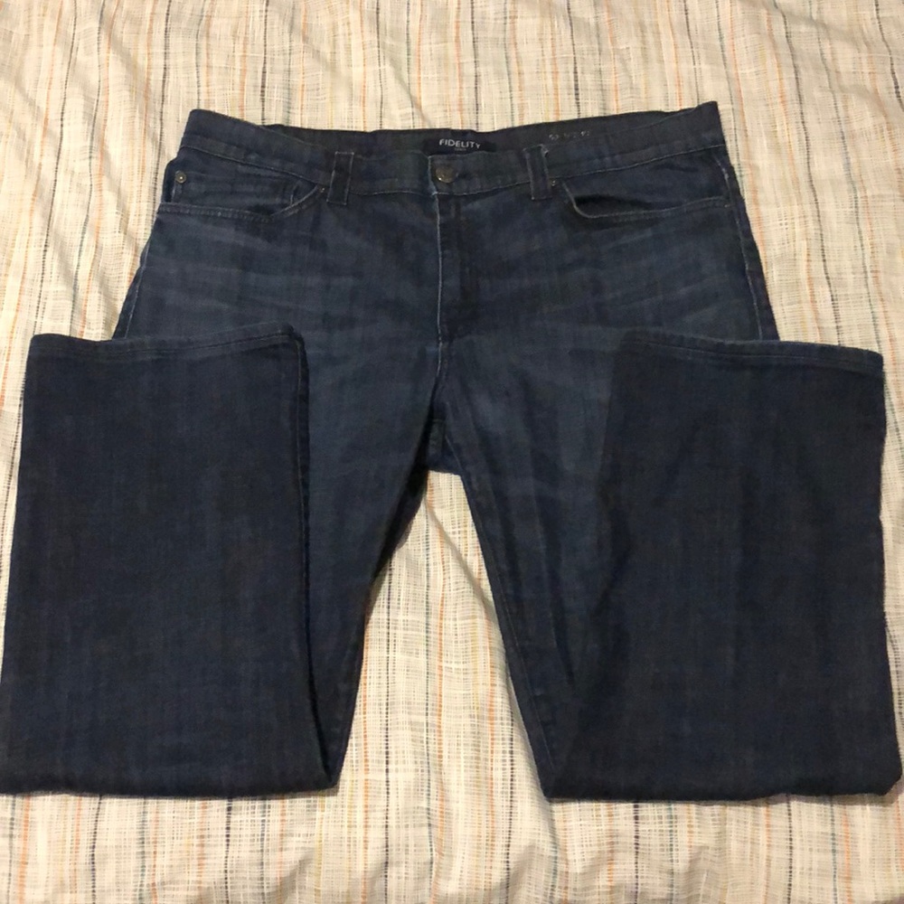 Fidelity Denim men’s dark blue jeans